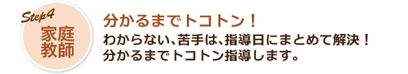 家庭教師　分かるまでトコトン！